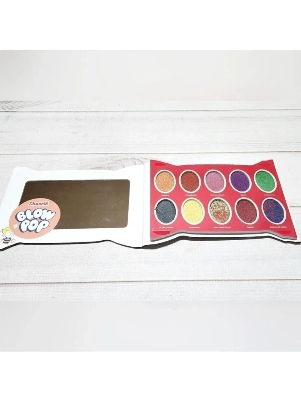 Taste Beauty Charms Blow Pop Limited Edition Eyeshadow Palette 10 Colors - New